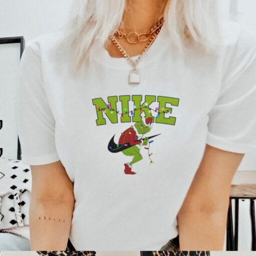 Official Grinch Nike They Not Mean Like Us The Grinch shirt