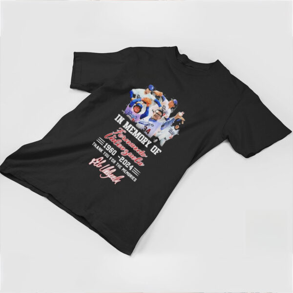 Official In Memory Of Fernando Valenzuela Signature Shirt