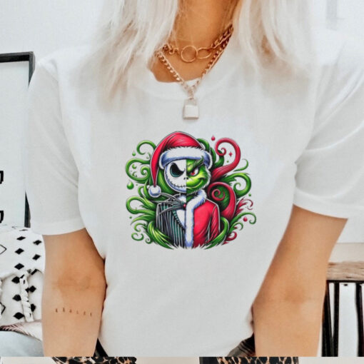 Official Jack Skellington And Grinch Friends Christmas 2024 Shirt