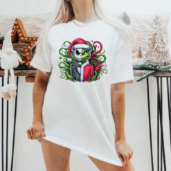 Official Jack Skellington And Grinch Friends Christmas 2024 Shirt