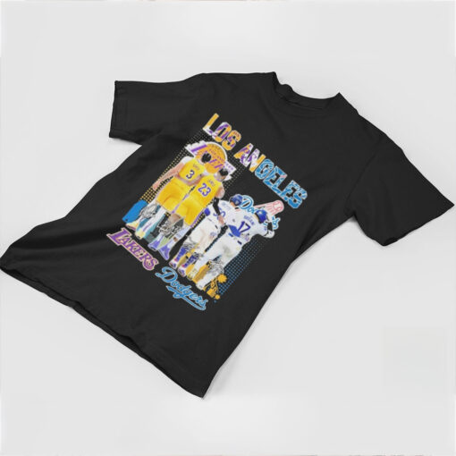 Official Los Angeles Lakers x Los Angeles Dodgers Signature Unisex T Shirt