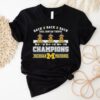 Official Michigan Wolverines Back 2 Back 2 Back Paul Bunyan Trophy Champions Unisex T Shirt