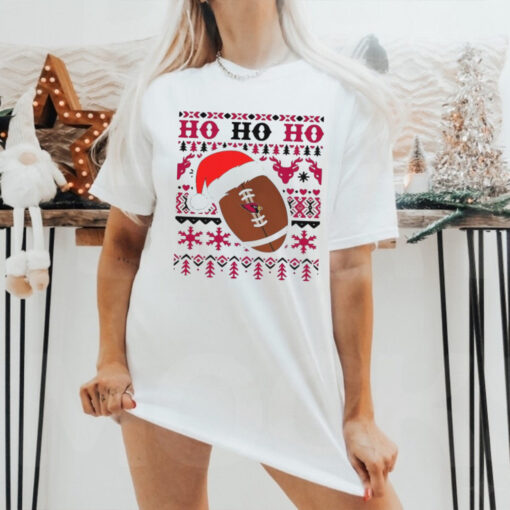 Official NFL Arizona Cardinal Football Santa Claus Ho Ho Ho Christmas 2024 Shirt