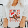 Official NFL Las Vegas Raiders Football Santa Claus Ho Ho Ho Christmas 2024 Shirt