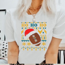 Official NFL Jacksonville Jaguars Football Santa Claus Ho Ho Ho Christmas 2024 Shirt