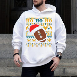 Official NFL Jacksonville Jaguars Football Santa Claus Ho Ho Ho Christmas 2024 Shirt