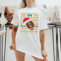 Official NFL Jacksonville Jaguars Football Santa Claus Ho Ho Ho Christmas 2024 Shirt