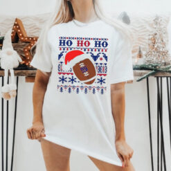 Official NFL New York Giants Football Santa Claus Ho Ho Ho Christmas 2024 Shirt