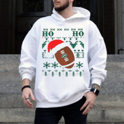 Official NFL New York Jets Football Santa Claus Ho Ho Ho Christmas 2024 Shirt