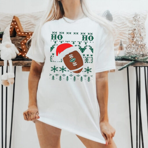 Official NFL New York Jets Football Santa Claus Ho Ho Ho Christmas 2024 Shirt