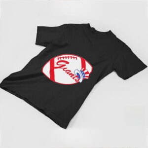 Official NFL x MLB New York Giants X New York Yankees Logo Mash Shirt