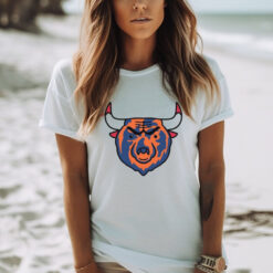 Official NFL x NBA Bears X Bulls Logo Mash Combine Shirt