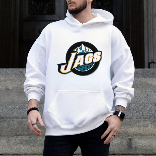 Official NFL x NBA Jacksonville Jaguars X Utah Jazz Logo Mash Shirt