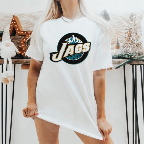 Official NFL x NBA Jacksonville Jaguars X Utah Jazz Logo Mash Shirt