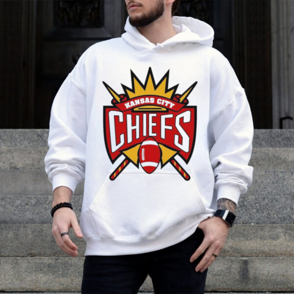 Official NFL x NBA Kansas City Chiefs X Sacramento Kings Logo Mash Shirt