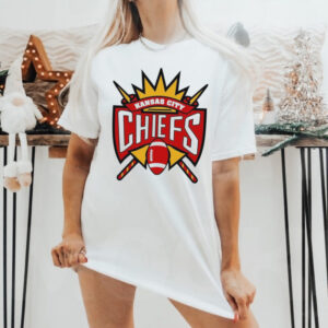 Official NFL x NBA Kansas City Chiefs X Sacramento Kings Logo Mash Shirt