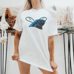 Official NFL x NBA Panthers X Hornets Logo Mash Combine Shirt