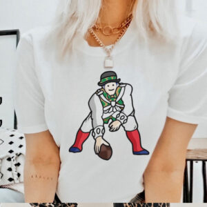 Official NFL x NBA Patriots X Celtics Logo Mash Combine Shirt