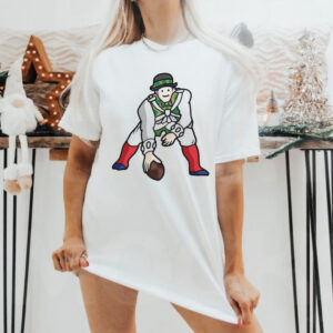 Official NFL x NBA Patriots X Celtics Logo Mash Combine Shirt