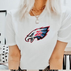 Official NFL x NBA Philadelphia Eagles X Philadelphia 76ers Logo Mash Shirt