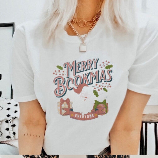 Official New Merry Bookmas Christmas 2024 t shirt