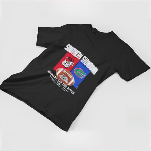 Official Southern Showdown Rivalry On The River Georgia Bulldogs vs. Florida Gators 2024 Shirt