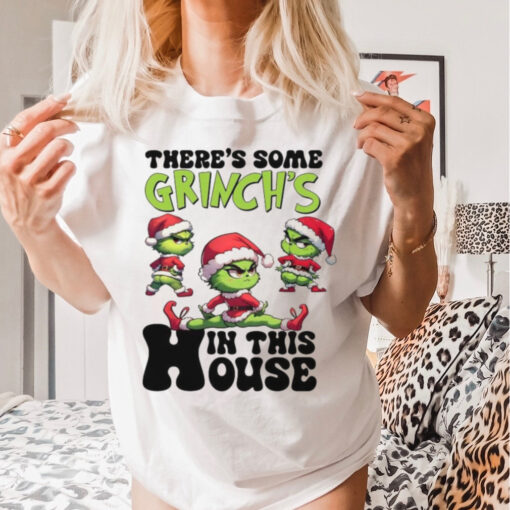 Official There’s Some Grinch’s In This House Christmas 2024 Shirt