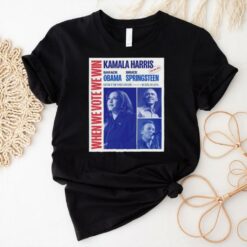 Official When We Vote We Win Kamala Harris Barack Obama Atlanta 24 Oct 2024 Poster Shirt