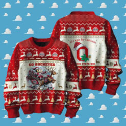 Ohio State Football All I Want For Christmas Sweater