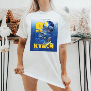 Poster Kyren Williams Los Angeles Rams NFL 2024 Touchdown In 9 Straight Games t shirt