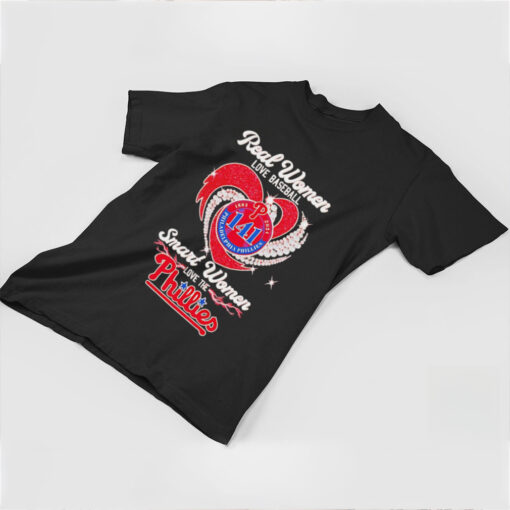 Real women love Baseball smart women love the Phillies 141 Years shirt