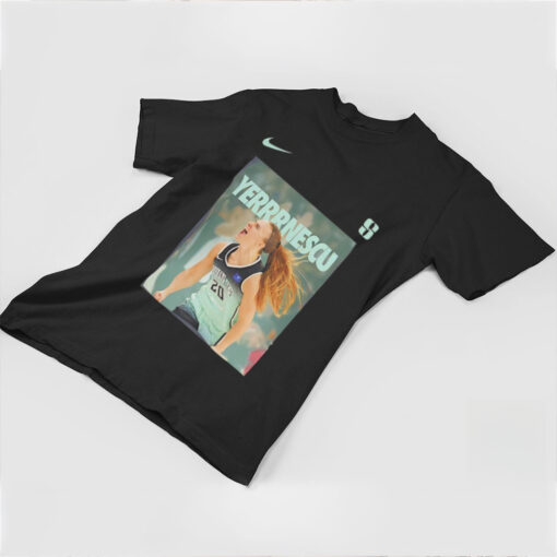 Sabrina Ionescu New York Liberty Yerrrnescu photo shirt