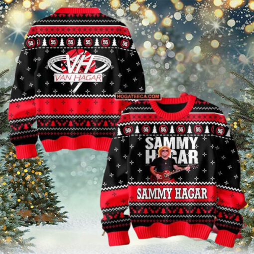 Sammy Hagar 2024 Van Hagar Ugly Christmas Sweater Chirstmas Gifts 2024 Xmas For Family And Friends Ugly Sweater