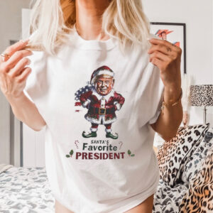 Santa’s favorite president elf Trump Christmas shirt