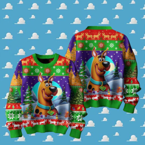 Scooby Doo Christmas Green Ugly Sweater