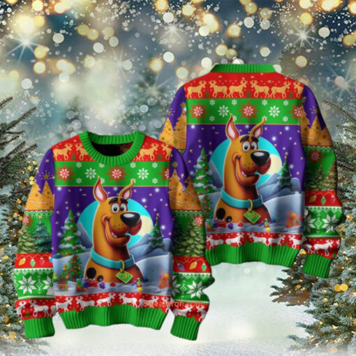 Scooby Doo Christmas Green Ugly Sweater