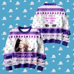 Shakira I Saw A Champion In Your Eyes Ugly Sweater