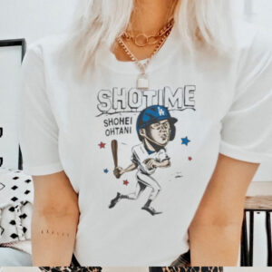 Shotime Shohei Ohtani Los Angeles Dodgers caricature shirt