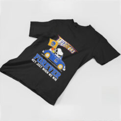 Snoopy driving car Golden State Warriors forever not just when we win shirt