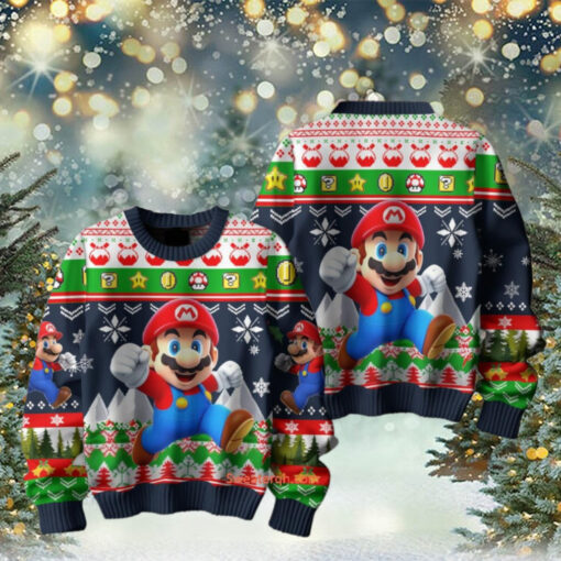 Super Mario Merry Christmas Ugly Sweater