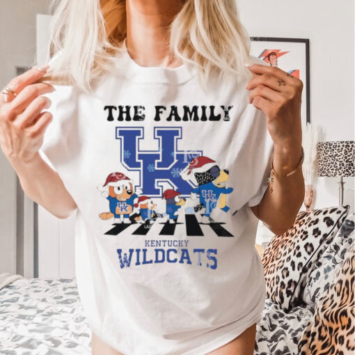 The Family Bluey Abbey Road Kentucky Wildcats Christmas 2024 shirt