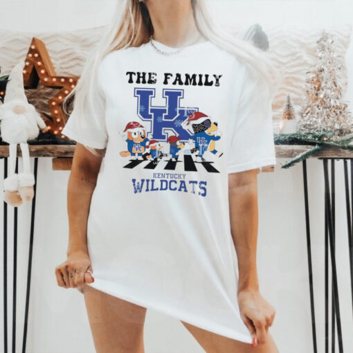 The Family Bluey Abbey Road Kentucky Wildcats Christmas 2024 shirt