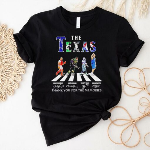 The Legends Texas sports teams thank you for the memories shirt