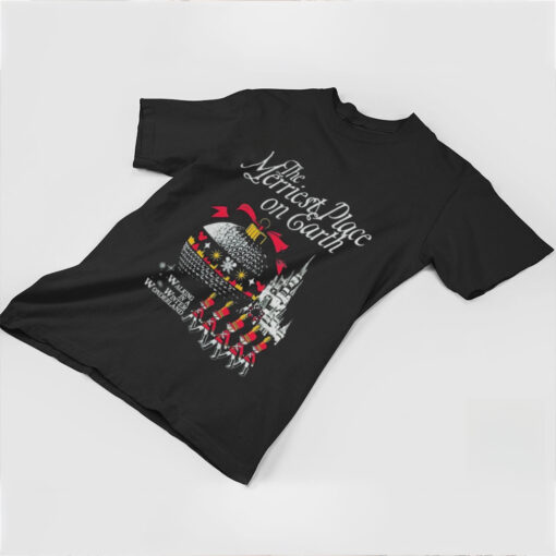 The Merriest Place On Earth Walking In A Winter Wonderland Disney Lead Soldier Christmas T shirts