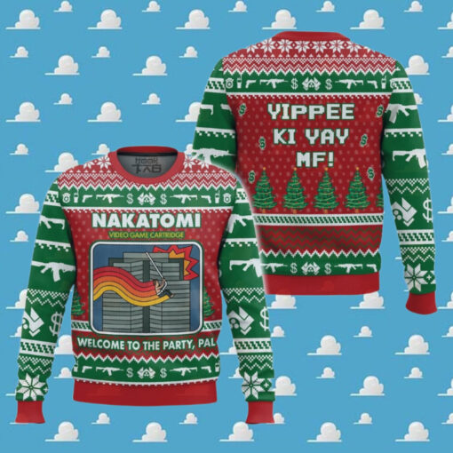 Video game Nakatomi, Die hard Christmas Ugly Sweater