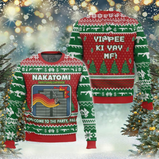 Video game Nakatomi, Die hard Christmas Ugly Sweater