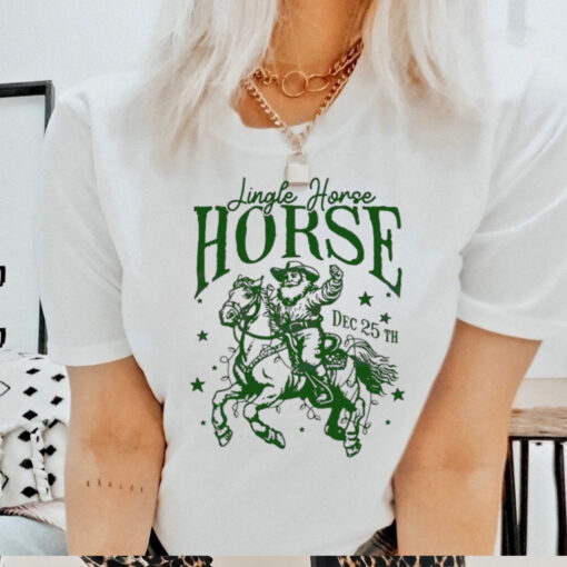 Western jingle horse rodeo howdy Santa Christmas shirt