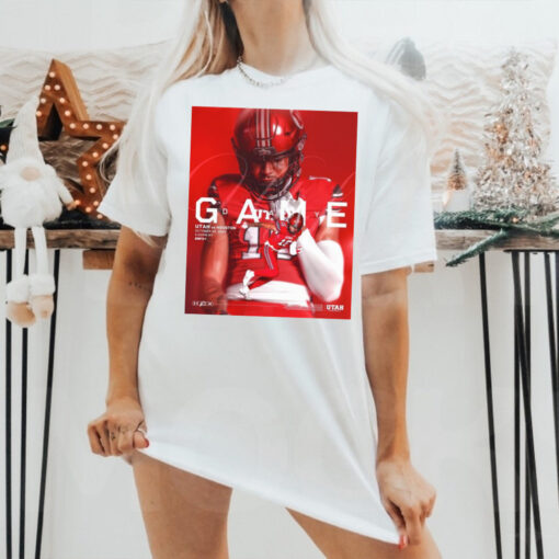 Official Poster Gameday Utah Utes Vs Houston Cougars October 26 2024 TDECU Stadium t shirt