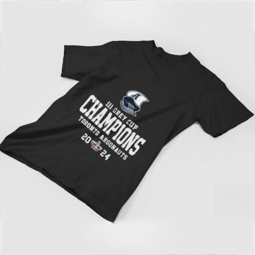 111th Grey Cup Champions Toronto Argonauts Football Club 2024 Logo Shirt