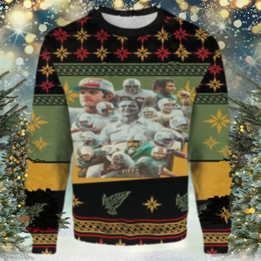 1972 Miami Dolphins Of Coach Don Shula Limited Ugly Sweater – Narides